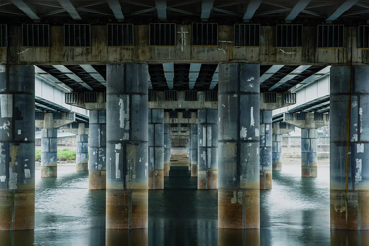 Tamsui River Old Street Promenade — a 4.94 km walking route along real pedestrian paths