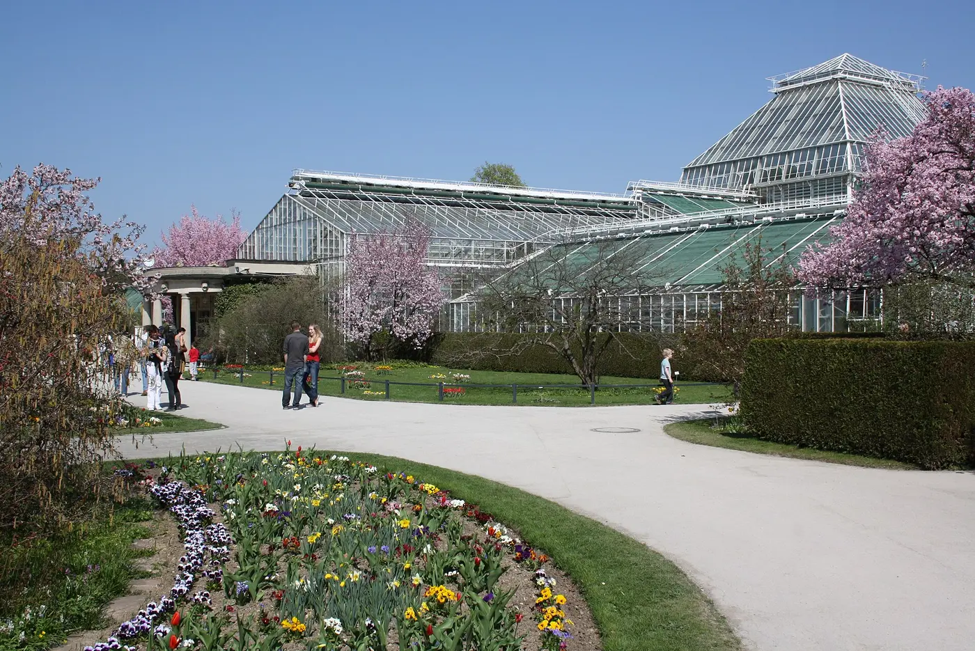 Munich Botanical Garden Walk — a 3.44 km walking route along real pedestrian paths