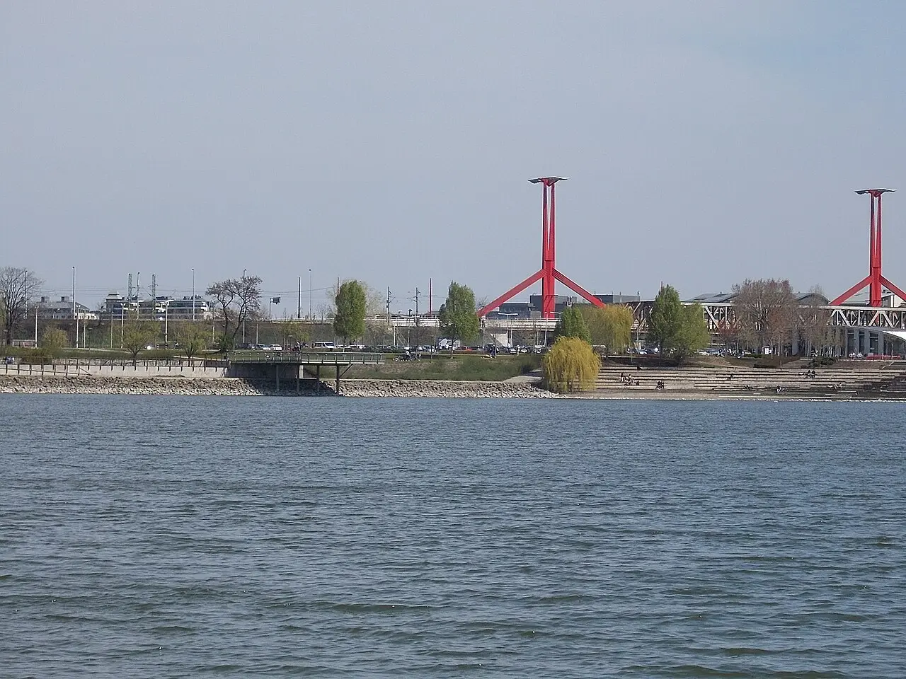 Kopaszi Dam Danube Park — a 3.17 km walking route along real pedestrian paths