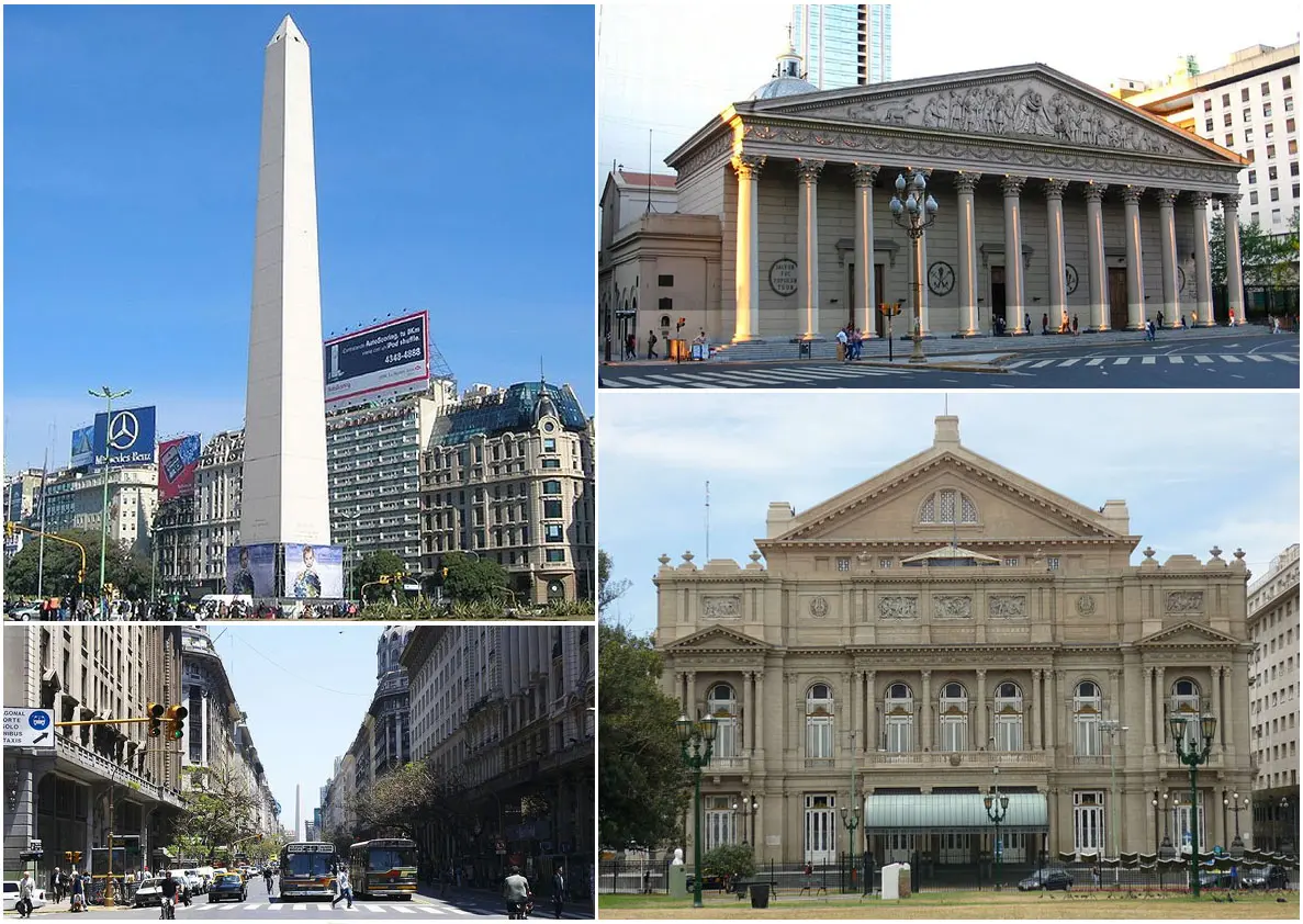 Buenos Aires Old Town Circuit — a 2.46 km walking route along real pedestrian paths