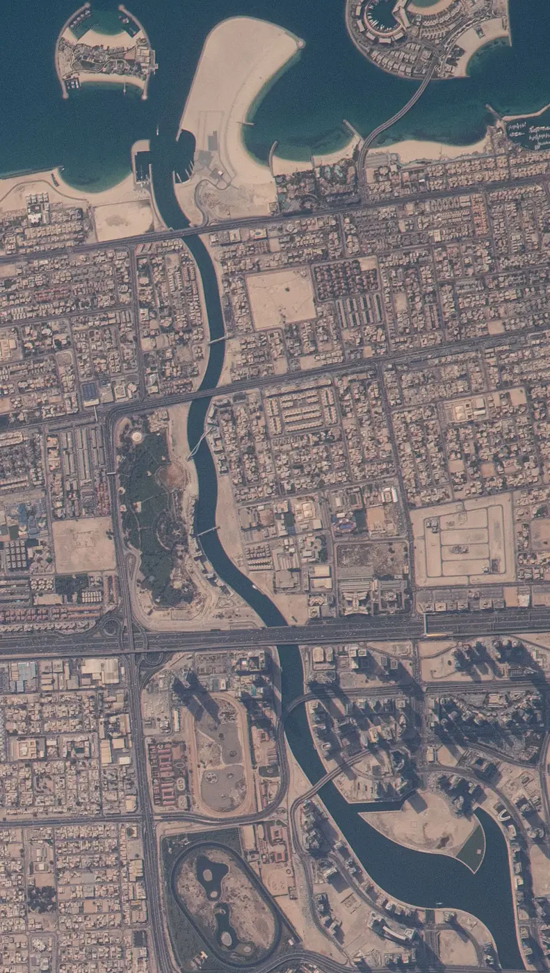 Al Safa Park Full Loop — a 3.15 km walking route along real pedestrian paths