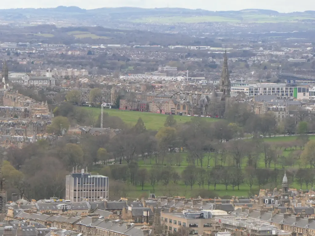 The Meadows & Bruntsfield Links — a 1.42 km walking route along real pedestrian paths