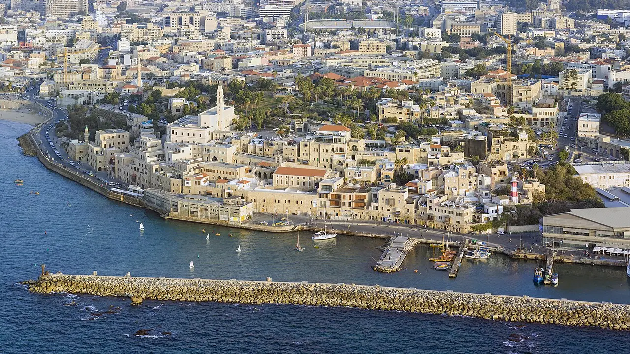 Jaffa Old Port Heritage Loop — a 0.98 km walking route along real pedestrian paths