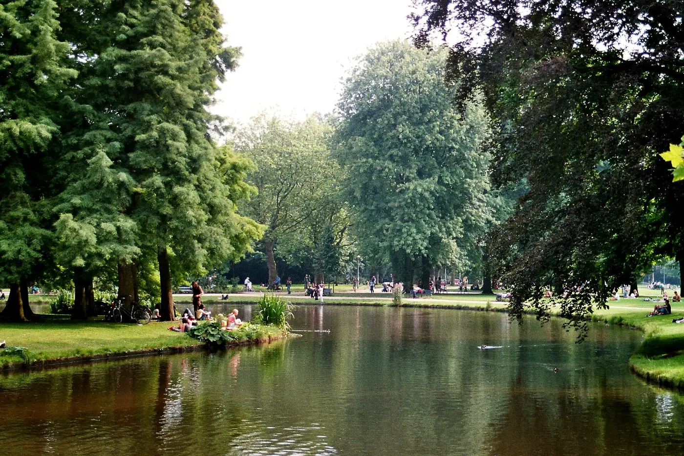 Vondelpark Full Soft Loop — a 5.57 km walking route along real pedestrian paths