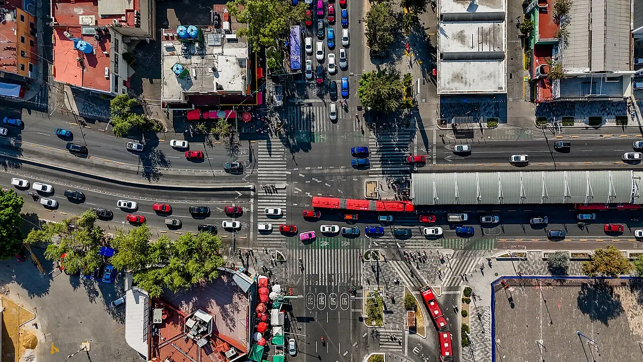 Mexico City Sunset Hill Ridge — a 9.95 km walking route along real pedestrian paths