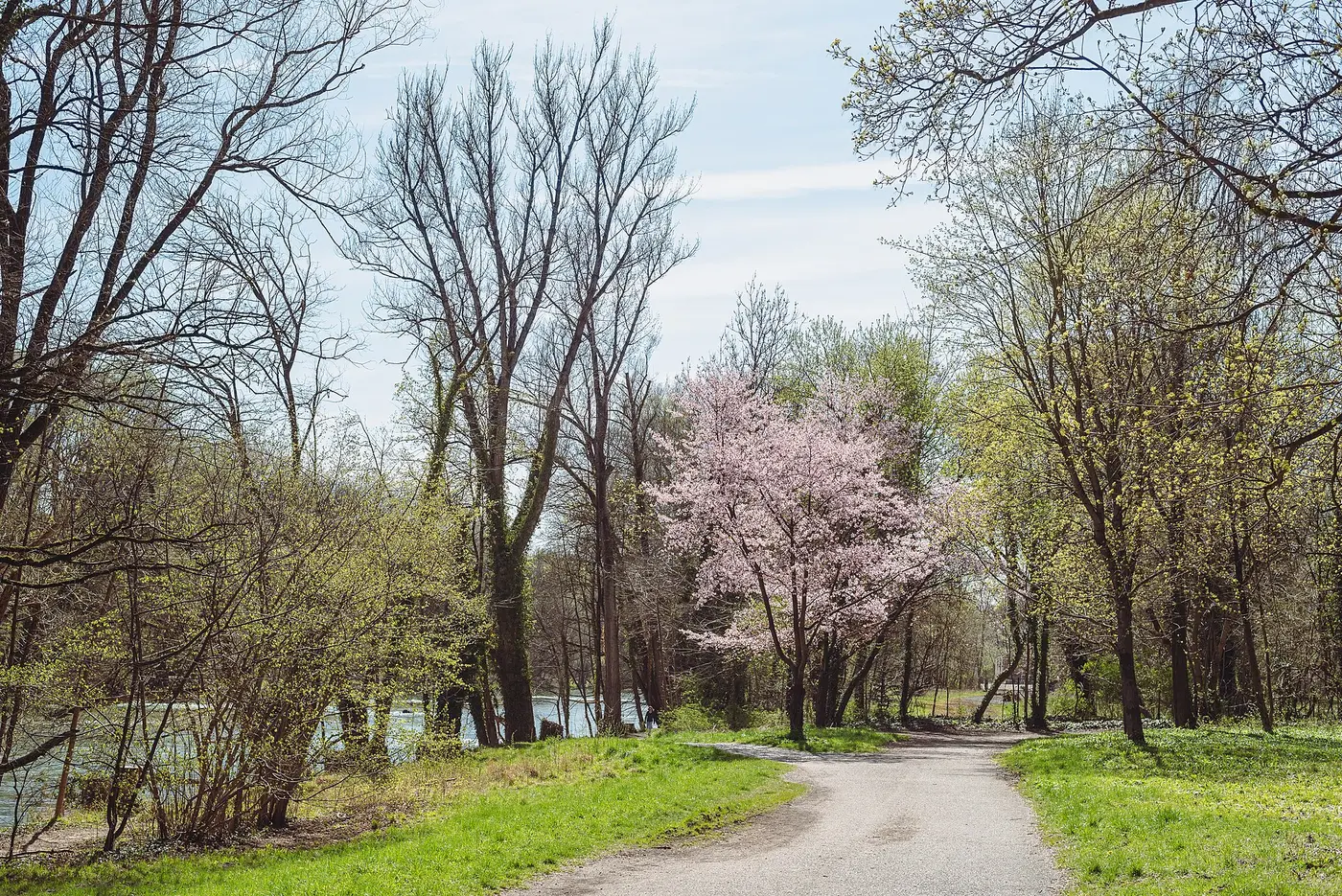 River Riverside Path — a 5.34 km walking route along real pedestrian paths